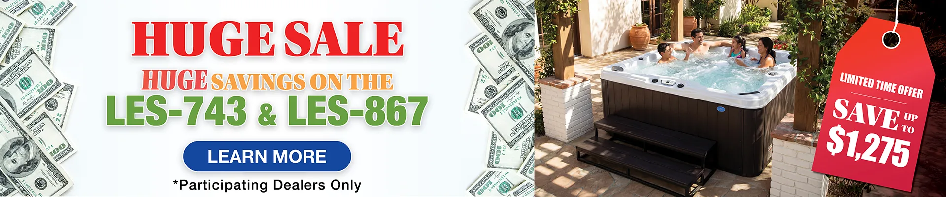 Calspas hot tub being used in a family setting - Manchester