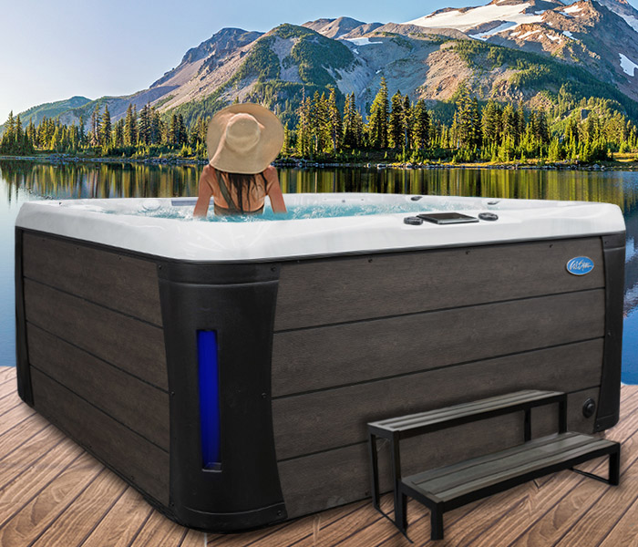 Calspas hot tub being used in a family setting - hot tubs spas for sale Manchester